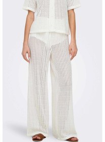 Resim Only Onlfreya Straıght Pant Jr Kırık Beyaz Kadın Pantolon 000000000102263157 Beyaz 