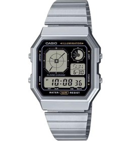 Resim Casio A130we-1adf Erkek Kol Saati Metalik Gri 