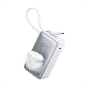 Resim Anker Maggo Powerbank (10K, 35W, Apple Watch İçin) - Beyaz - A1657 (Anker Türkiye Garantili) 