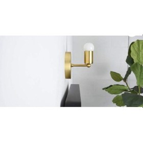 Resim Rys Retro Metal Mat Gold Dekoratif Duvar Aplik Gold 