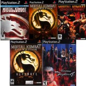 Resim Playstatıon 2 Mortal Kombat Serisi 5 Li DVD Sadece Çipli Cihazlar Için Tam Sürümdür 