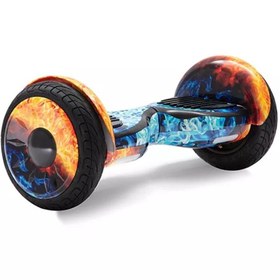 Resim Smart Balance Elektrikli Hoverboard Kaykay 10 inç Şişme Teker Alev-Buz 