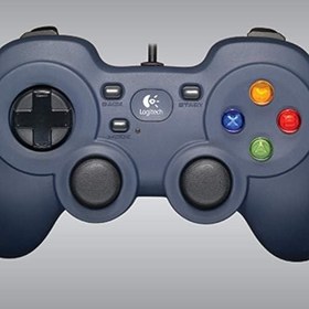 Resim Logitech F310 Kablolu Gamepad, Özel 4 Düğmeli Hassas D-Pad, 1,8 m Kablo Uzunluğu, Lacivert 