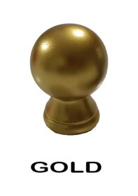 Resim Perdemix Ahşap Rustik Top Başlık 1 Adet Gold 