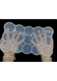 Resim Epoksikalipmarketi Epoksi Silikon Magnet Kalıbı 15'li Geode Silikon Kalıp 