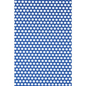 Resim Edükkanım Kaydırmaz Mavi Bal Petek Paspas EN:120CM 120 x 600 