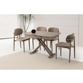 Resim Mobilgen Siesta Sandalye 120+30 Milano HG Açılabilir Masa Takımı 