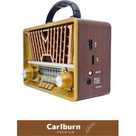 Resim Kaliteli Yüksek Sesli Retro Nostalji Bluetooth Bağlantılı USB Sd Kart Radyo Mp3 Player Müzik Kutusu 