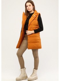 Resim Pua Fashion Tarçın Çiçek Detaylı Yelek 001 