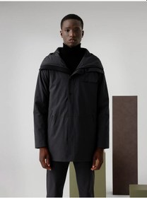 Resim Isaora Dark Grey Rocket Jacket Erkek Mont-ısr7409-drg Koyu Gri 