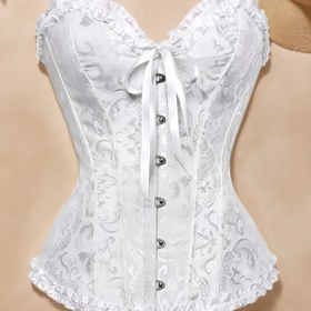 Resim Gelinlik Korse Elbise, Temel Korse ile, Mahkeme Tarzı Şekillendirme Giysisi. 