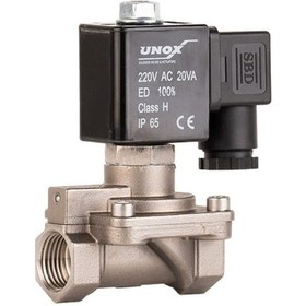 Resim Unox Paslanmaz Kompresör Normalde Kapalı Solenoid Valf (0,5-16 BAR) 