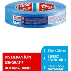 Resim Tesa Dış Mekan Maskeleme Bandı, 50M:25MM 