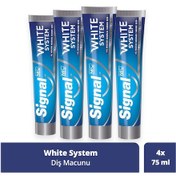 Resim Signal White System Original Diş Macunu 4 x 75 ML 