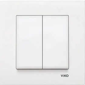 Resim Viko Komütatör - Beyaz Çerçeve Dahil 1 Adet 