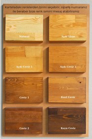 Resim ŞafakMobilya Masif Ahşap Rustik Model Makyaj Masası 