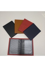 Resim Yağmur Termo Deri Ruhsat Kabı 