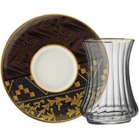 Resim Sandro Moreno 1453 Kariye Optik 12 Parça 6 Kişilik Çay Seti 110 ml 
