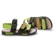 Resim Kiko Kids Şb 2255-60 Günlük Erkek Çocuk Sandalet Terlik Haki - Ye 32 