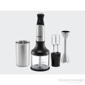 Resim Arçelik K 1280 El Blender Setı 750 W.+İnox Gövde Çelik Blender 