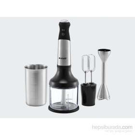Resim Arçelik K 1280 El Blender Setı 750 W.+İnox Gövde Çelik Blender 
