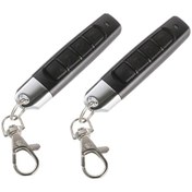 Resim Tenfowee 2'li 433mhz Kopyalama Tipi Kumanda, Elektrikli Kapı/garaj Kapısı Kontrolü, Ev/alışveriş Merkezi Güvenliği, Siyah, Ak-kb1301b Modeli 