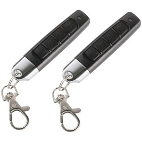 Resim Tenfowee 2'li 433mhz Kopyalama Tipi Kumanda, Elektrikli Kapı/garaj Kapısı Kontrolü, Ev/alışveriş Merkezi Güvenliği, Siyah, Ak-kb1301b Modeli 