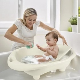 Resim Hype Store Dolu Nuve Küvet ve Bebek Yaslanma Desteği- Bej 7268 