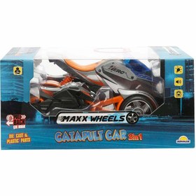 Resim Sunman Oyuncak Maxx Wheels Motosiklet Fırlatıcılı Sesli ve Işıklı Araç 01001586 