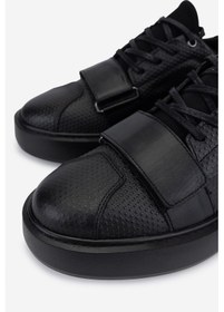 Resim Valmenti Erkek Hakiki Deri Siyah Sneakers & Spor Ayakkabı 352 23106 Erk Ayk Sk25-26 Siyah Bnckl Siyah 