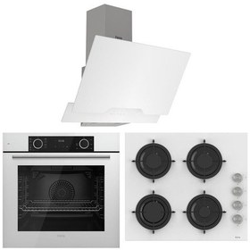 Resim Ferre FryArt Serisi Hava Fritözü Özellikli Ankastre Set - Beyaz 