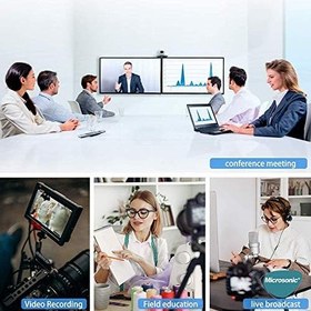 Resim Microsonic 4K HD Video Capture Kablo, USB Hdmi Adaptör Çevirici Siyah 