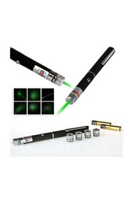 Resim AGUILAS Green Yeşil Kalem Tipi Lazer Pointer 5 Başlıklı Lazer 