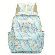 Resim Sanrio Hello Kitty Kuromi My Melody Yapay Yeşim Taşı Pochette Köpek Peluş Sırt Çantası - Fermuarlı, Ayarlanabilir Yıkama Askılı, Polyester Astarlı, Rastgele Baskı Tasarım, Günlük Kullanım ve Seyahat İçin Mükemmel, Tatil Hediyesi 