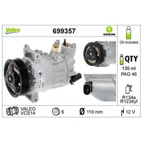 Resim Vw Passat B6 Klima Kompresoru 2.0 Tdi 2005-2007 Bmp Valeo 699357 