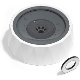 Resim ELS Pet Sıçrama Önleyici Kedi ve Köpek Diamond Su Kabı 1 Lt 