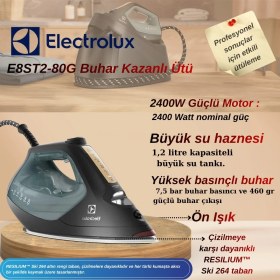 Resim Electrolux E8ST2-80G Buhar Kazanlı Ütü 