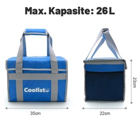 Resim Coolist CL26B 26 Litre Katlanabilir Termos Bez Çanta / Buzluk 