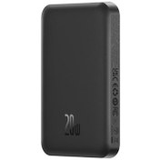 Resim Baseus MgSafe Mini Siyah 5000 mAh Kablosuz Powerbank Teşhir 