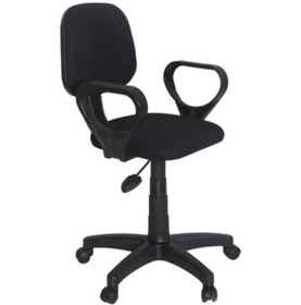 Resim Türksit Kozmo Eko Kollu Çalişma Koltuğu Deri Siyah 