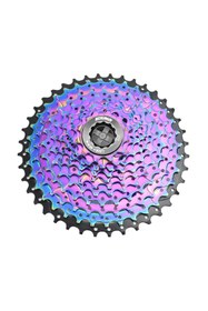 Resim ROBESBON Sunrun 10'lu 11-42t Rainbow Çok Renkli Bisiklet Kaset, Ruble 