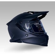 Resim Yohe FG601 Kask Karbon Full Face Motosiklet Mat Siyah Çift Vizör UV Bluetooth Yuvalı ECE 22.06 MIPS 