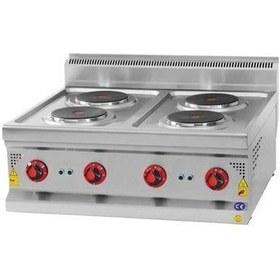 Resim Csa Karacasan 600 Seri Set Üstü Elektrikli Dört Göz Ocak 