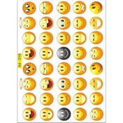 Resim A4 Sticker 019 Tek Paket Çoklu Sticker Siyah 