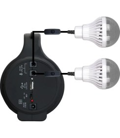 Resim Powermaster Yajıa YJ-1902T 5 W 22 Smd LED 2 Ampullü Solar Işıldak 