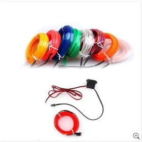 Resim Araç İçi Torpido Ledi Renkli Ip Neon Ip Led 2 M Kırmızı 