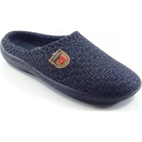 Resim Gezer Kışlık Erkek Ev Terliği Siyah - 12673 