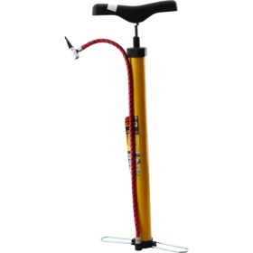 Resim Badem10 Klasik Bisiklet Pompası El Tipi Ayak Tutamaklı Standart Plastik Başlıklı ve Uçlu Metal Borulu 1 Adet 