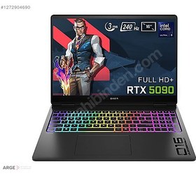 Resim HP Omen Max Ultra 9-275HX 64GB 2TB RTX5090 QHD 240HZ OLED SIFIR 