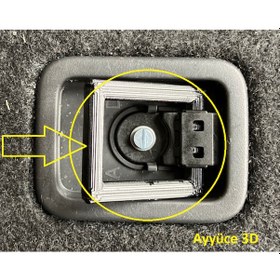 Resim Ayyüce 3d, Hyundai Ioniq Bagaj Askısı İç Klipsi, 2x, Siyah 